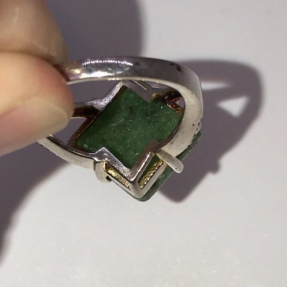 Natural Ruby Zoisite Ring size 6 1/2 - Picture 5 of 6